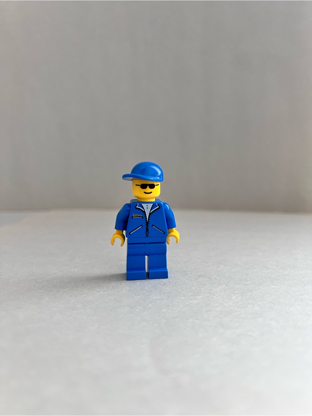 LEGO Town Male in Blue Jacket Minifigure